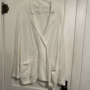 Treasure & Bond Lightweight Linen Blazer